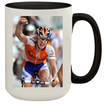 Cycling 15oz Colored Inner & Handle Mug
