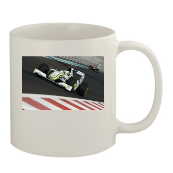 F1 11oz White Mug