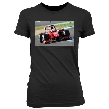 F1 Women's Junior Cut Crewneck T-Shirt