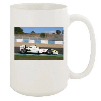 F1 15oz White Mug
