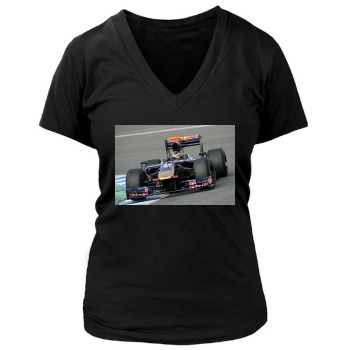 F1 Women's Deep V-Neck TShirt
