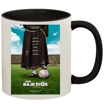 Que baje Dios y lo vea (2018) 11oz Colored Inner & Handle Mug