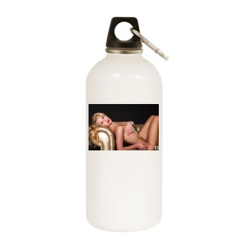 Coxy White Water Bottle With Carabiner
