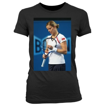 Kim Clijsters Women's Junior Cut Crewneck T-Shirt