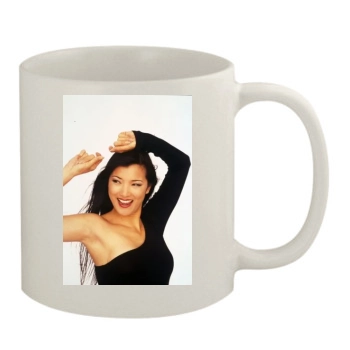 Kelly Hu 11oz White Mug