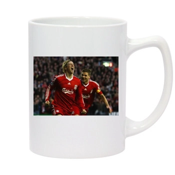 Liverpool 14oz White Statesman Mug