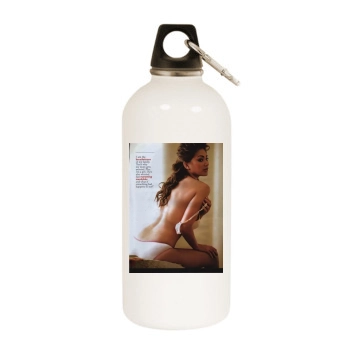 Maxim White Water Bottle With Carabiner