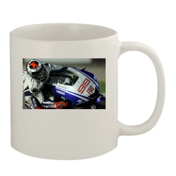 Moto GP 11oz White Mug