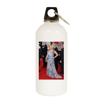 Patricia Arquette White Water Bottle With Carabiner