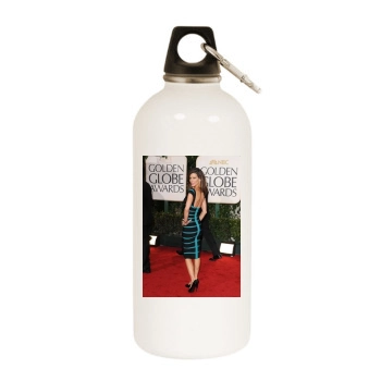 Perrey Reeves White Water Bottle With Carabiner