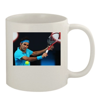 Roger Federer 11oz White Mug
