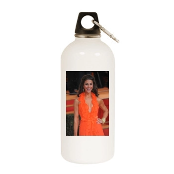 Samantha Harris White Water Bottle With Carabiner