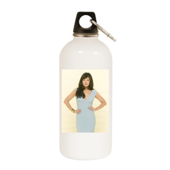 Lindsay Price White Water Bottle With Carabiner