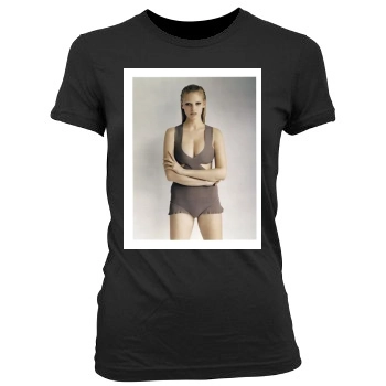 Lara Stone Women's Junior Cut Crewneck T-Shirt