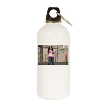 Lumidee White Water Bottle With Carabiner