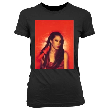 Aaliyah Women's Junior Cut Crewneck T-Shirt