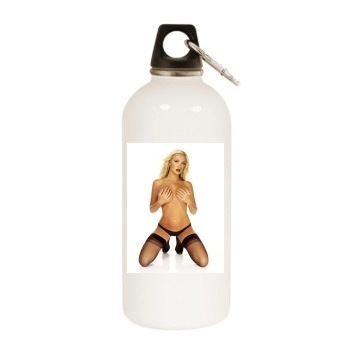 Aisleyne Horgan Wallace White Water Bottle With Carabiner