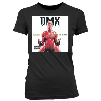 DMX Women's Junior Cut Crewneck T-Shirt