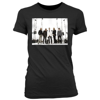Maroon 5 Women's Junior Cut Crewneck T-Shirt
