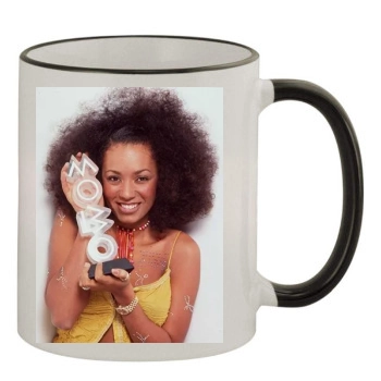 Melanie Brown 11oz Colored Rim & Handle Mug