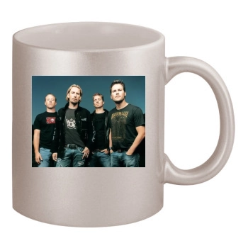 Nickelback 11oz Metallic Silver Mug
