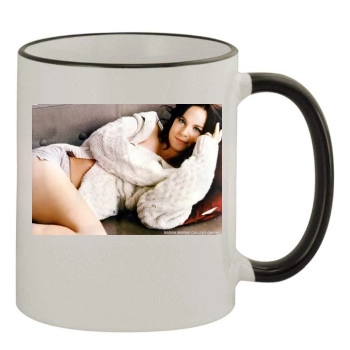 Sarah Wayne Callies 11oz Colored Rim & Handle Mug