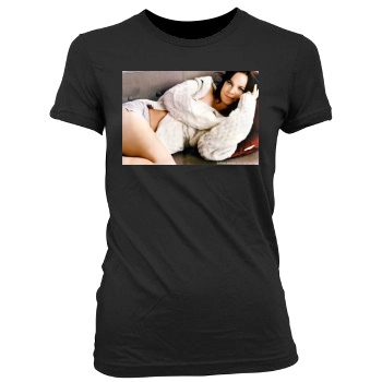 Sarah Wayne Callies Women's Junior Cut Crewneck T-Shirt