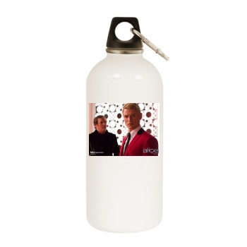 Alice White Water Bottle With Carabiner