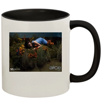Alice 11oz Colored Inner & Handle Mug