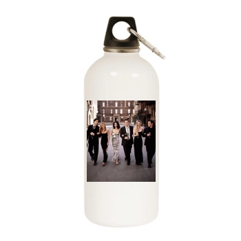 F.R.I.E.N.D.S White Water Bottle With Carabiner