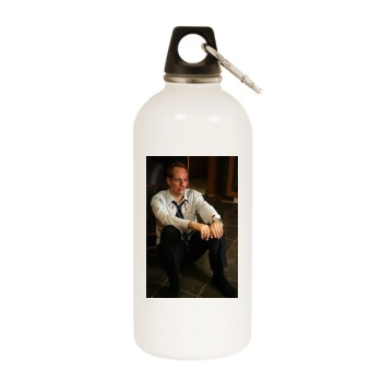 Jackpot White Water Bottle With Carabiner