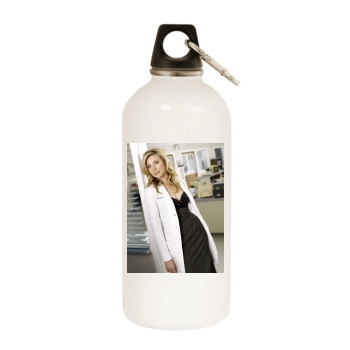 Scrubs White Water Bottle With Carabiner
