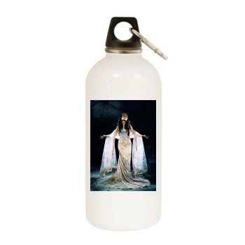 Sharon den Adel White Water Bottle With Carabiner