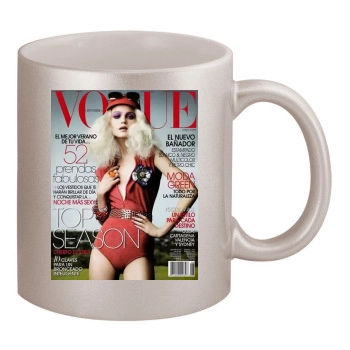 Vogue 11oz Metallic Silver Mug