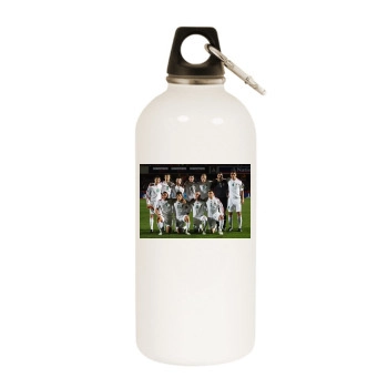 Hungary White Water Bottle With Carabiner