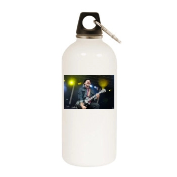 Silverstein White Water Bottle With Carabiner
