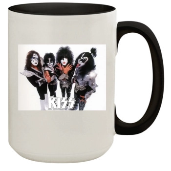 KISS 15oz Colored Inner & Handle Mug