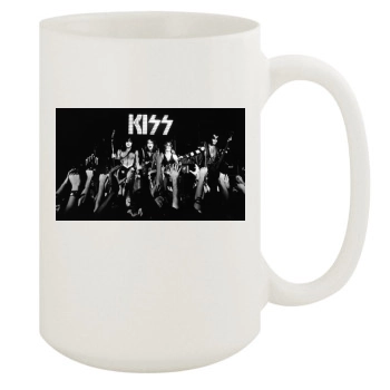 KISS 15oz White Mug