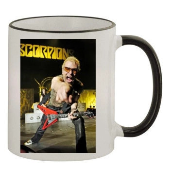 Scorpions 11oz Colored Rim & Handle Mug