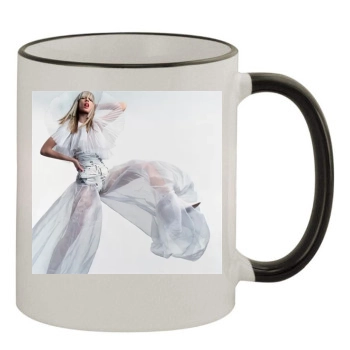 Sasha Pivovarova 11oz Colored Rim & Handle Mug