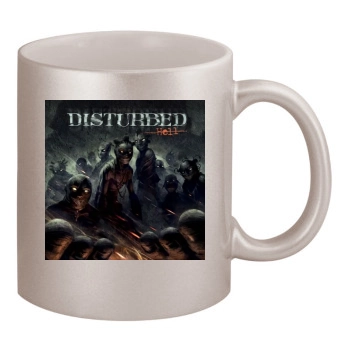 Disturbed 11oz Metallic Silver Mug