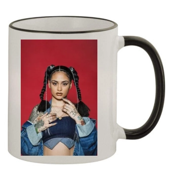 Kehlani 11oz Colored Rim & Handle Mug