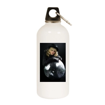 Ladyhawke White Water Bottle With Carabiner
