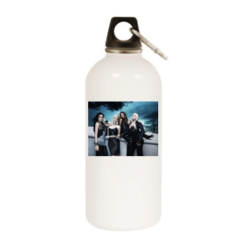 Queensberry White Water Bottle With Carabiner