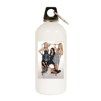 Queensberry White Water Bottle With Carabiner