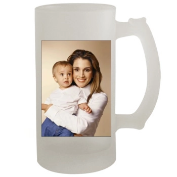 Queen Rania Al Abdullah 16oz Frosted Beer Stein