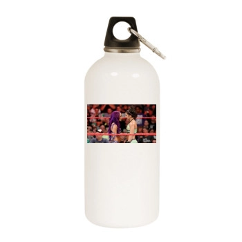Bayley White Water Bottle With Carabiner