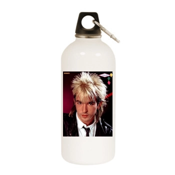 Limahl White Water Bottle With Carabiner