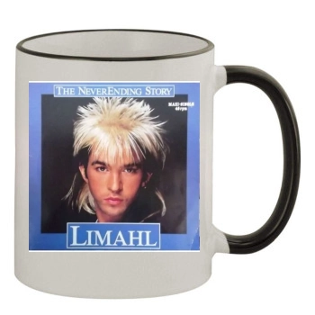 Limahl 11oz Colored Rim & Handle Mug