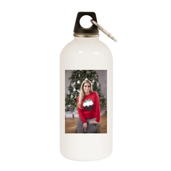 Stacey Solomon White Water Bottle With Carabiner
